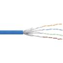 InLine Patchkabel Cat.6 S/FTP (PiMf), blau, AWG27, PVC,...