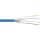 InLine® Patchkabel Cat.6 S/FTP (PiMf), blau, AWG27, PVC, CU, 100m