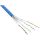 InLine® Patchkabel Cat.6 S/FTP (PiMf), blau, AWG27, PVC, CU, 100m