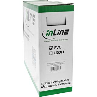 InLine Patchkabel Cat.6 S/FTP (PiMf), orange, AWG27, PVC, CU, 100m