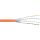 InLine® Patchkabel Cat.6 S/FTP (PiMf), orange, AWG27, PVC, CU, 100m