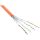 InLine® Patchkabel Cat.6 S/FTP (PiMf), orange, AWG27, PVC, CU, 100m