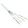 InLine® Patchkabel Cat.6 S/FTP (PiMf), weiß, AWG27, PVC, CU, 100m