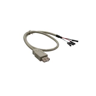 InLine USB 2.0 Adapterkabel, Buchse A auf Pfostenanschluss, 0,4m, bulk