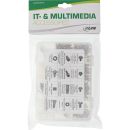 InLine® PC-Schraubenset, 550-teilig (10x50 & 2x25...