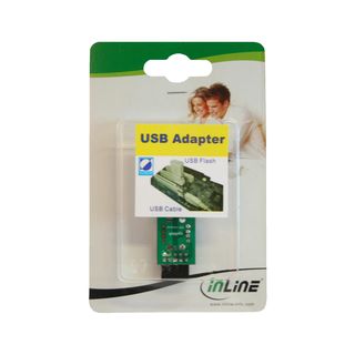 InLine USB 2.0 Adapter, 2x Buchse A auf Pfostenanschluss