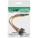 InLine® SATA Strom-Y-Kab., SATA BU/2x SATA ST gew.,...