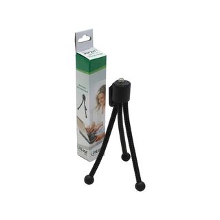 InLine Mini-Stativ fr Digitalkameras, 12,5cm Hhe, schwarz