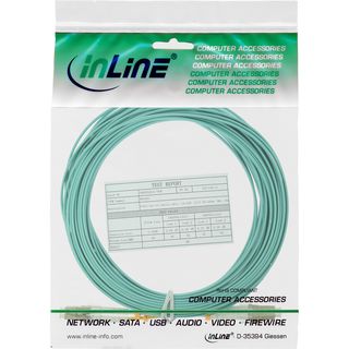 InLine LWL Duplex Kabel, LC/LC, 50/125m, OM3, 20m