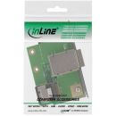 InLine® eSATA Slotblech, 2x eSATA Buchse extern auf intern SATA Stecker, 0,3m