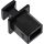 InLine® Staubschutz, für USB-B Buchse, schwarz 50er Pack