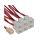 InLine® Lüfter Adapterkabel, 3pol Molex Buchse an 6x 3pol Molex Stecker
