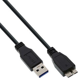 InLine USB 3.0 Kabel, A an Micro B, schwarz, 1,5m