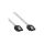 InLine® SATA 6Gb/s Kabel rund, mit Lasche, 0,5m