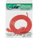 InLine® Patchkabel flach, U/UTP, Cat.6, rot, 0,5m