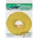 InLine® Patchkabel flach, U/UTP, Cat.6, gelb, 10m