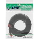InLine® Patchkabel flach, U/UTP, Cat.6, schwarz, 0,5m