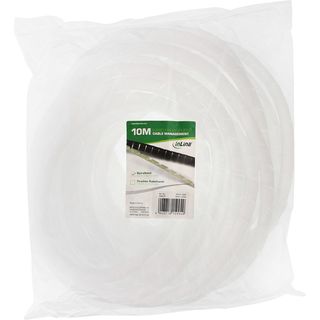 InLine Spiralband 10m, weiß, 18mm