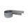 InLine® Kabelbinder, Klettverschlussband 2-teilig, 25mm, grau, 3m