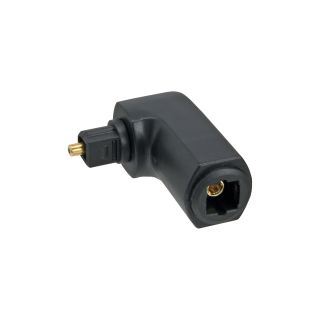 InLine OPTO Audio Adapter, Toslink Buchse / Stecker, 90 gewinkelt