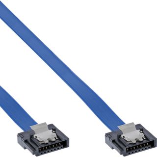 InLine SATA 6Gb/s Anschlusskabel klein, mit Sicherheitslasche, 0,5m