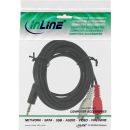 InLine® Cinch/Klinke Kabel, 2x Cinch Buchse an 3,5mm...