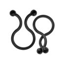 InLine® Kabelbinder Twist 26-30mm, schwarz, 10...