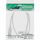 InLine® USB 2.0 Kabel, A an B rechts abgewinkelt, transparent, 0,5m