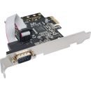 InLine® Schnittstellenkarte, 1x Seriell 9-pol, PCIe...