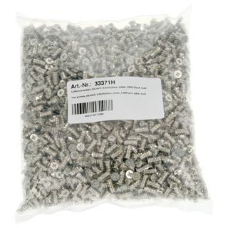 InLine Lfterschrauben, 5,0x10,0mm, silber, 2000 Stck Pack, bulk