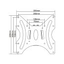 InLine® Wandhalterung für Flachbildschirme,...