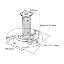 InLine® Deckenhalterung für Beamer, Höhe...
