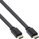 InLine HDMI Flachkabel, HDMI-High Speed mit Ethernet,...