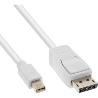 InLine Mini DisplayPort zu DisplayPort Kabel, wei, 1m