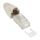 100er Pack InLine® Crimpst. RJ45 gesch., m. Knicksch. & Einfädelh., beige bulk