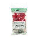 10er Pack InLine® Crimpst. RJ45 gesch., mit...