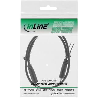 InLine Klinke Kabel, 3,5mm Stecker / Stecker, Stereo, 0,5m