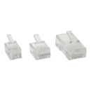 InLine Modularstecker, 8P8C RJ45 zum Crimpen auf...