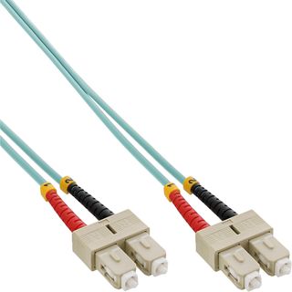 InLine LWL Duplex Kabel, SC/SC, 50/125m, OM3, 1m
