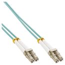 InLine LWL Duplex Kabel, LC/LC, 50/125m, OM3, 0,5m
