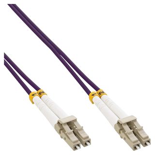 InLine LWL Duplex Kabel, LC/LC, 50/125m, OM4, 15m