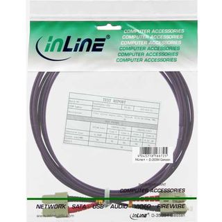 InLine LWL Duplex Kabel, SC/SC, 50/125m, OM4, 1m