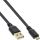 InLine® Micro-USB 2.0 Flachkabel, USB-A Stecker an Micro-B Stecker, 2m