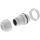 InLine® Kabeldurchführung PG 13.5 Nylon IP68 6-12mm, grau, 10 Stück