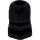 InLine® Kabeldurchführung PG 13.5 Nylon IP68 6-12mm, schwarz, 10 Stück