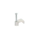 InLine® Kabelschelle 10mm eckig, weiß, 100...