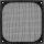 InLine® Lüftergitter, Aluminium Filter, 120x120mm, schwarz