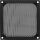 InLine® Lüftergitter, Aluminium Filter, 92x92mm, schwarz