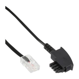 InLine TAE-F Kabel fr DSL-Router, TAE-F Stecker an RJ45 8P2C, 3m