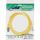 InLine® Patchkabel, S/FTP (PiMf), Cat.6A, halogenfrei, gelb, 1,5m